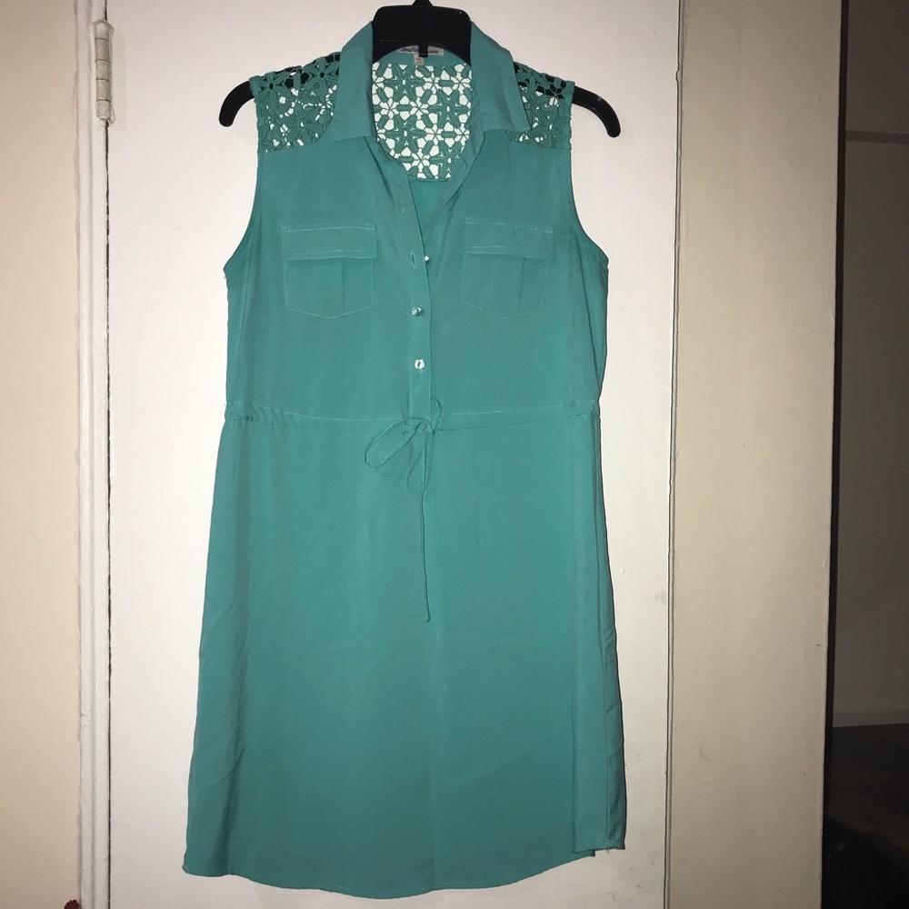 Turquoise dress
